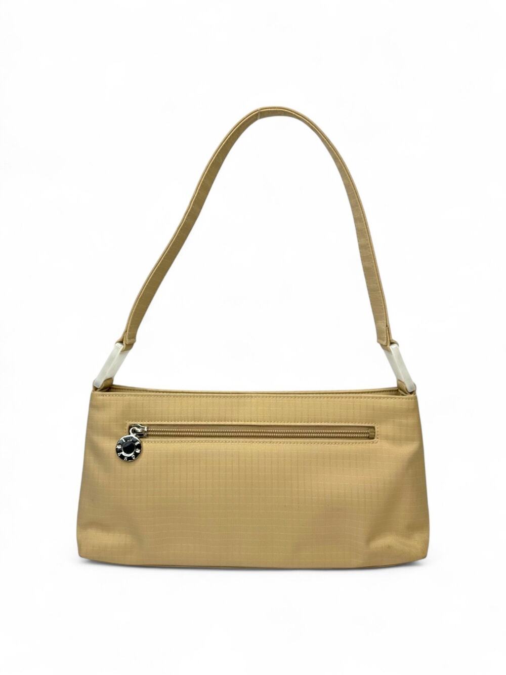 Givenchy 4G Monogram Beige Coated Canvas Small Shoulder Bag Zip Pochette